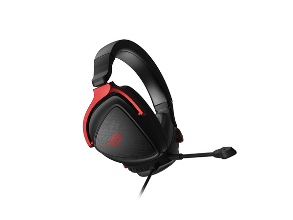 Audífonos Gamer Asus ROG Delta S Core, Sonido 7.1, Alámbricos, 1.5 Metros, Conector 3.5 mm, Color Negro/Rojo.