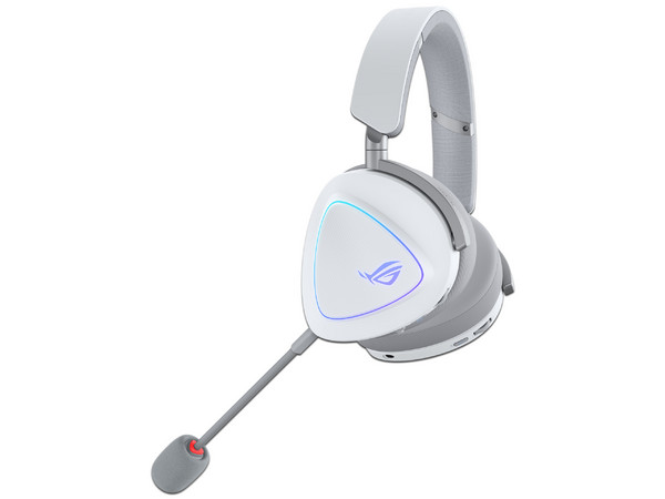 Audífonos Gamer Tipo Diadema ASUS ROG Delta II, Bluetooth, Receptor USB, Respuesta de Frecuencia 20Hz - 20KHz. Color Blanco.