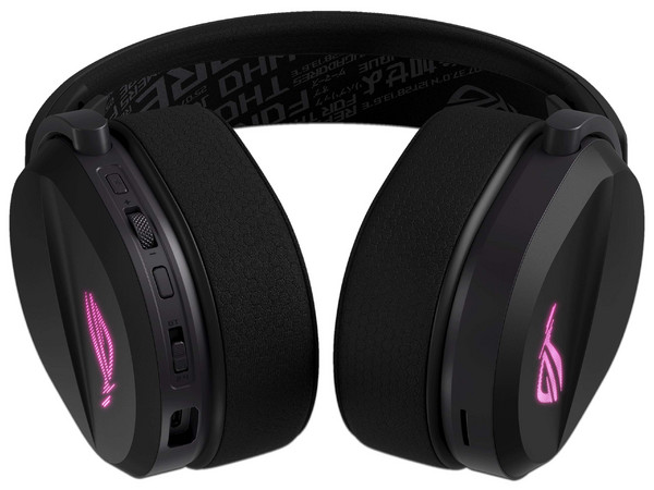 Diadema Gamer ASUS ROG Pelta, Inalámbrica, USB-C, 2.5 GHz, Compatible con Xbox, PC, PS5, Nintendo Switch, Color Negro.