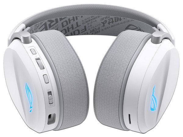 Audífonos Gamer ASUS ROG Pelta, Para PlayStation, Xbox One, Nintendo Switch, PC, MAC, Smartphone, Inalámbrico, USB-C, Color Blanco.