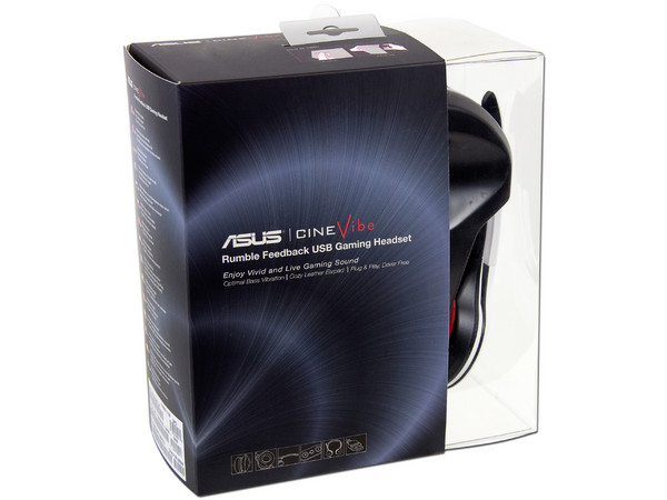 Audífonos con Micrófono ASUS CineVive, Vibración sincronizada con los graves para un mayor realismo, USB.