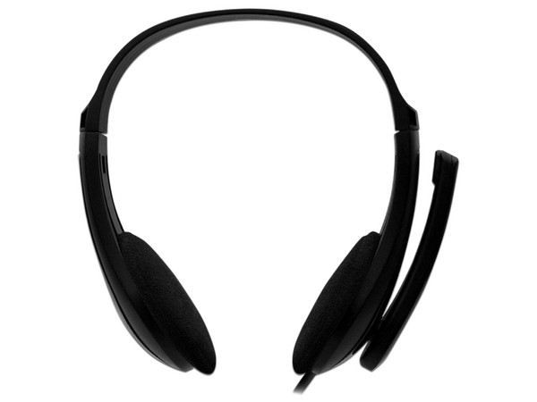Audífonos con micrófono Acteck SF20, sonido estéreo, USB. Color Negro.
