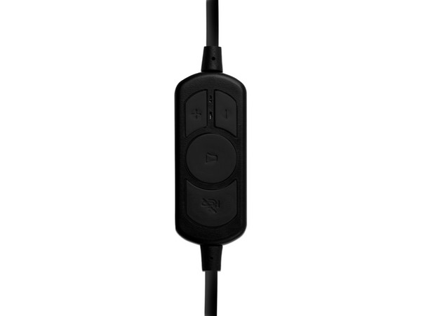 Audífonos con micrófono Acteck SF20, sonido estéreo, USB. Color Negro.