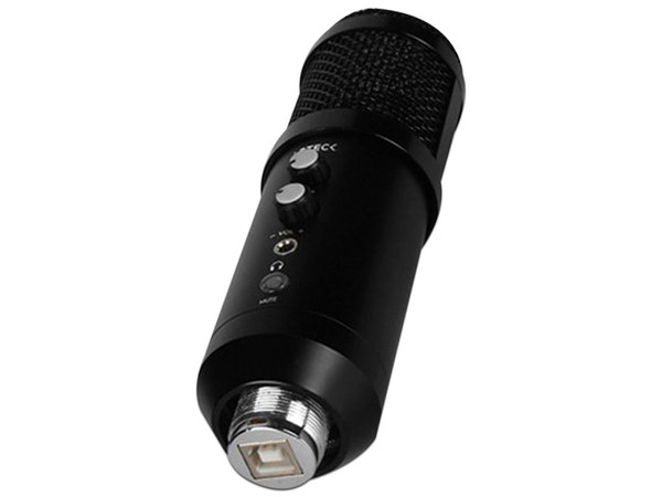 Micrófono Gamer Acteck Devo Plus MC455, Tripie, USB-C, Color Negro.