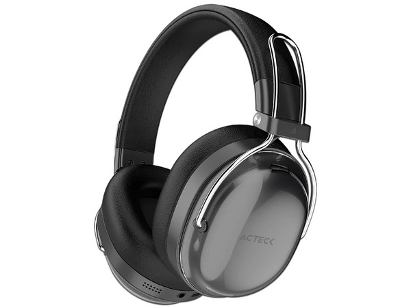 Audífonos Inalámbricos Bluetooth Luxe Pure HP730 Acteck Elite Series con Cancelación de Ruido Activo Híbrido, Color Negro.