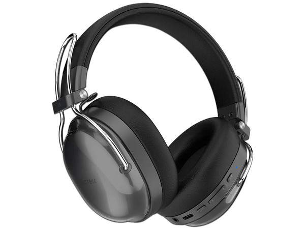 Audífonos Inalámbricos Bluetooth Luxe Pure HP730 Acteck Elite Series con Cancelación de Ruido Activo Híbrido, Color Negro.