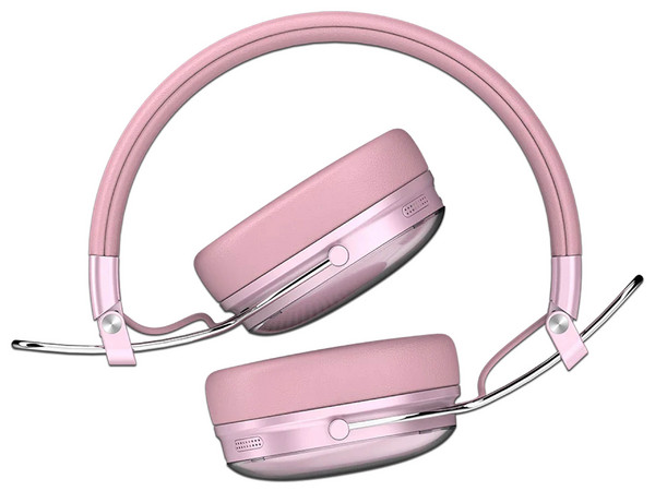 Audífonos Tipo Diadema Acteck Luxe Chic HP710, Respuesta de Frecuencia 20Hz - 20kHz, Bluetooth, Color Rosa.