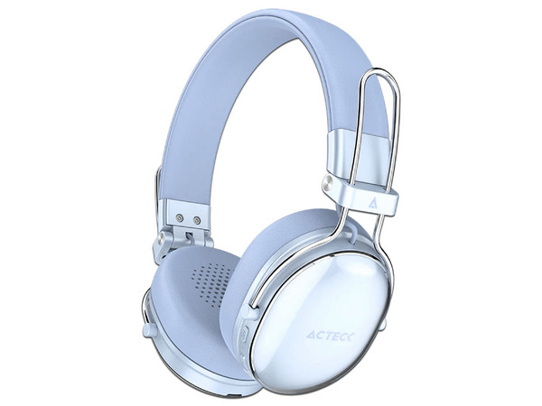 Audífonos Tipo Diadema Acteck Luxe Chic HP710, Respuesta de Frecuencia 20Hz - 20kHz, Bluetooth, Color Azul.