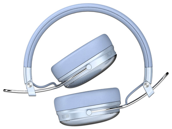 Audífonos Tipo Diadema Acteck Luxe Chic HP710, Respuesta de Frecuencia 20Hz - 20kHz, Bluetooth, Color Azul.