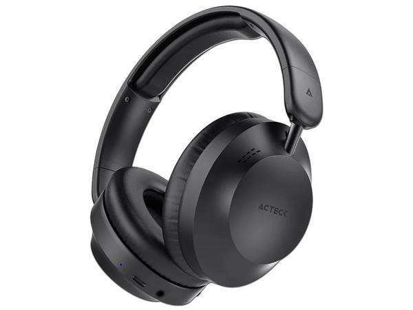 Audifonos Triton Pro  HP636 Acteck Advanced Series, Conexión Bluetooth, 3.5mm, Cancelación de ruido, Color Negro.