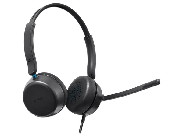 Audífonos Alámbricos Acteck Active Pro HC560, Conexión AUX 3.5 mm, 1.8 m, Color Negro, Material Plástico.