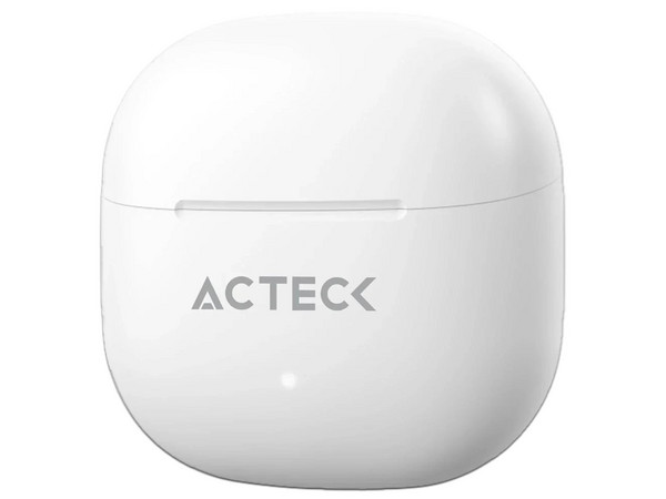 Audífonos Inalámbricos Acteck Flow AIR EF590W, Con Estuche de Carga, Respuesta de Frecuencia 20Hz - 20kHz, Bluetooth, Compatible Con Android e iOS. Color Blanco.
