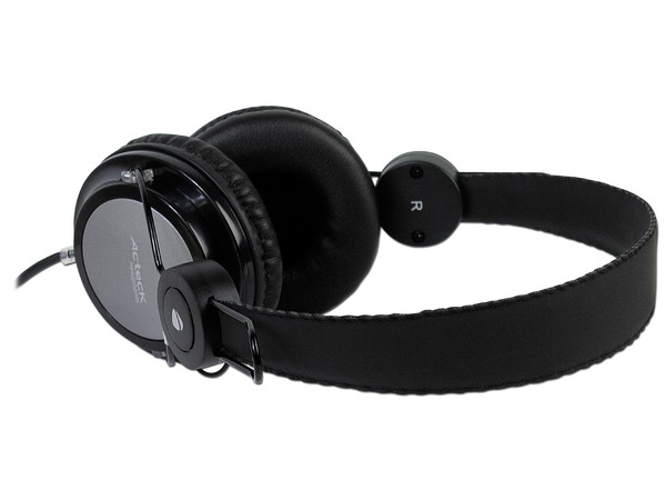 Audífonos Acteck Crystal Sound modelo AF-540, con Micrófono y control de volumen en el cable.