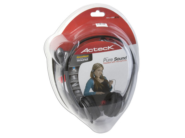 Audífonos Acteck Multimedia Pure Sound con Micrófono