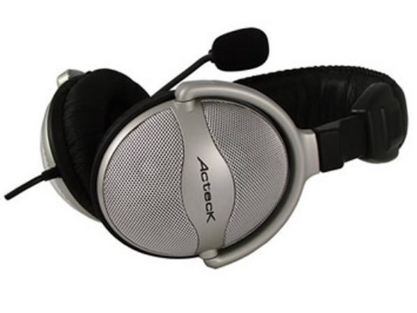 Audífonos Acteck Hi-Fi con Micrófono y Cancelación de Ruido.