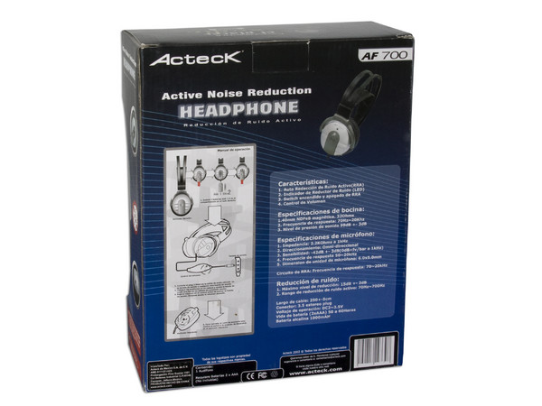 Audífonos Acteck Reducción de Ruido Activo