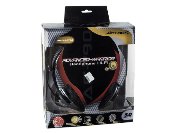 Audífonos Acteck Hi-Fi Advanced Warrior 5.0, USB
