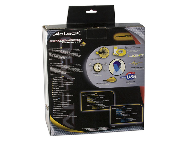 Audífonos Acteck Hi-Fi Advanced Warrior 5.0, USB