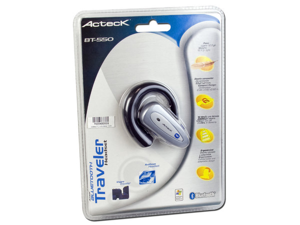 Auricular Manos Libres Acteck Bluetooth Traveler