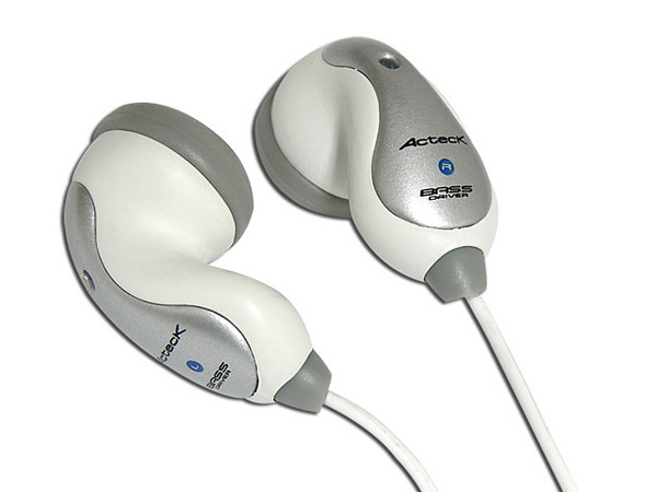 Audífonos Acteck Mega Bass para dispositivo móvil, cable de 1.5m, Color Blanco
