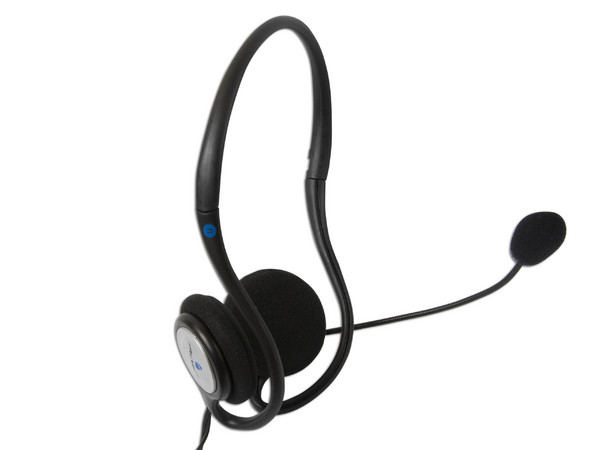 Audífonos Acteck Audition Azure con Micrófono y Control de Volumen.