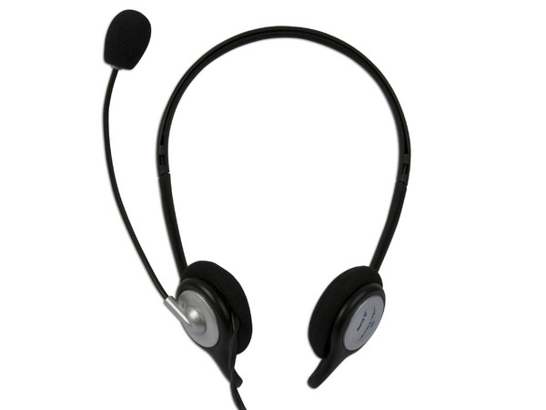 Audífonos Acteck Audition Azure con Micrófono y Control de Volumen.