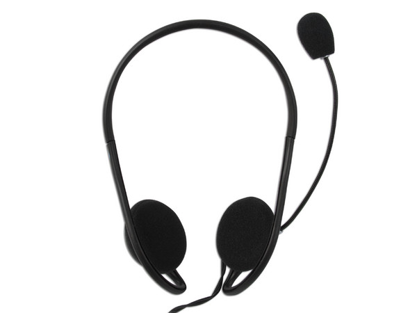 Audífonos Acteck Audition Azure con Micrófono y Control de Volumen.
