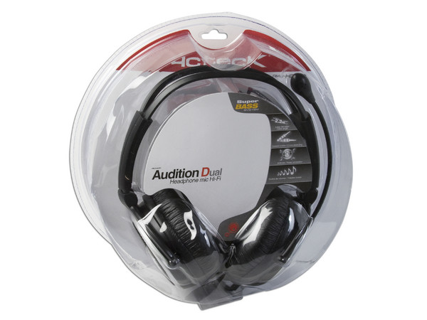 Audífonos Acteck Audition Dual con Micrófono