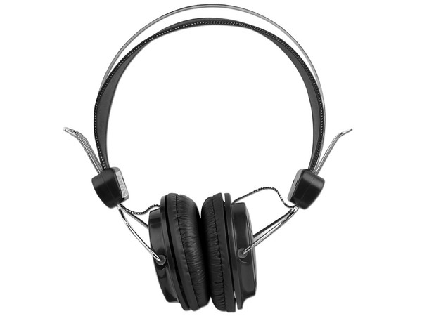 Audífonos Acteck Crystal Sound modelo AF540, con Micrófono y control de volumen en el cable.