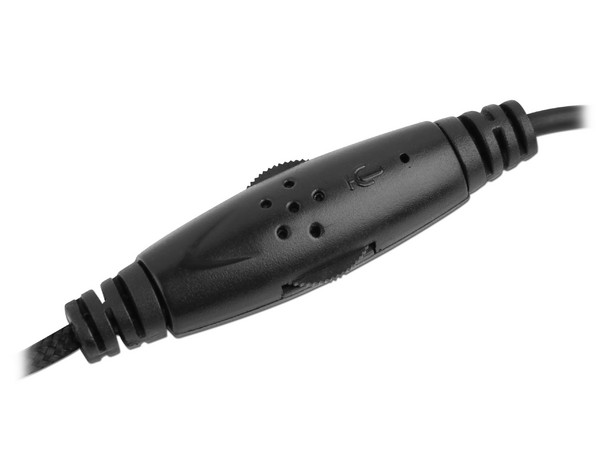 Audífonos Acteck Crystal Sound modelo AF540, con Micrófono y control de volumen en el cable.
