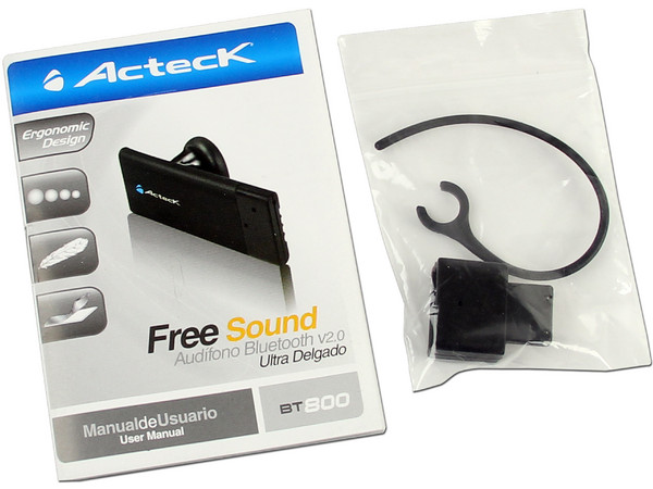 Manos Libres Ultra Slim Acteck Free Sound BT800, BlueTooth V2.0.