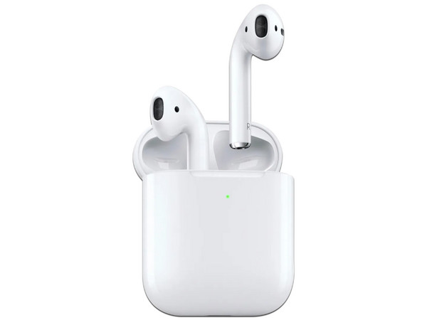 Audífonos Apple AirPods 2da Generación con estuche de carga inalámbrica, Bluetooth.