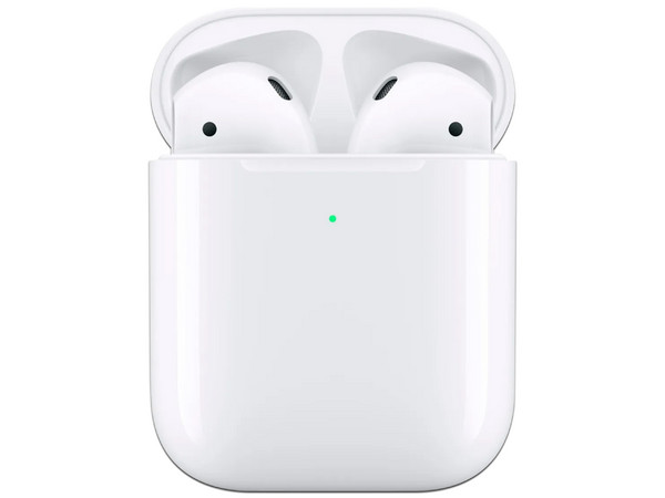 Audífonos Apple AirPods 2da Generación con estuche de carga inalámbrica, Bluetooth.