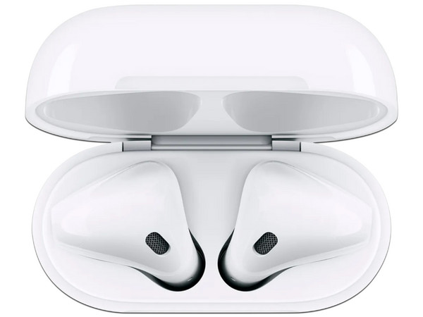 Audífonos Apple AirPods 2da Generación con estuche de carga inalámbrica, Bluetooth.