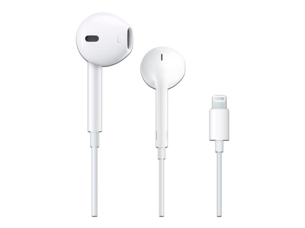 Audífonos Apple EarPods, Lightning, Color Blanco.