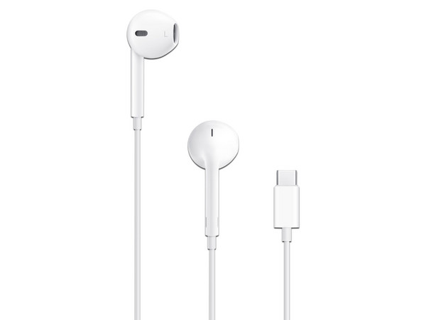 Audífonos Alámbricos Apple EarPods, USB Tipo C, Color Blanco.