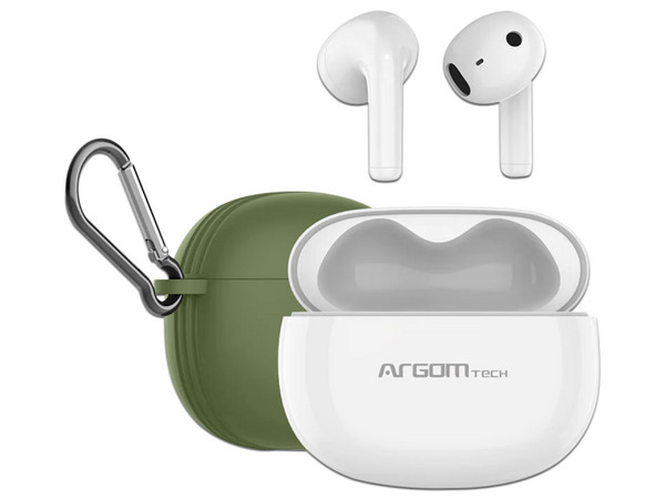 Audífonos Inalámbricos Argomtech Skeipods E55, Control táctil, Color Verde.