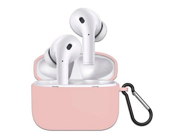 Audífonos Inalámbricos Argomtech Skeipods E70 con Estuche de carga, Bluetooth 5.1, Resistente al agua. Color Rosa.