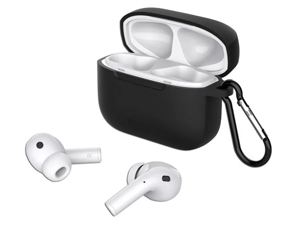 Audífonos Inalámbricos Argomtech Skeipods E71 con Estuche de carga, Bluetooth 5.3, Resistencia al agua IPX4. Color Negro.