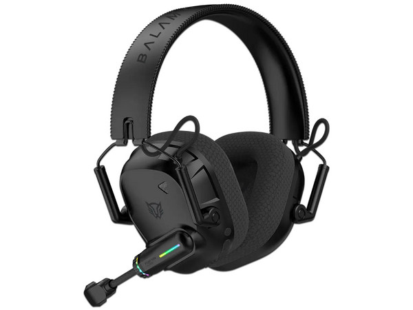 Audífonos Diadema Gamer Balam Rush, Pilot Pro HS808, Inalámbricos, Micrófono Integrado, Conexión Dual Bluetooth 5.0, USB, Color Negro.