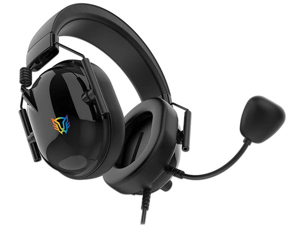 Audífonos Gamer Balam Rush Aviator Level HA757, alámbricos, over-ear, bocinas de 53 mm, micrófono fijo, sonido 7.1, compatible con PC, dispositivos móviles y consolas, RGB, conexión USB, color negro.
