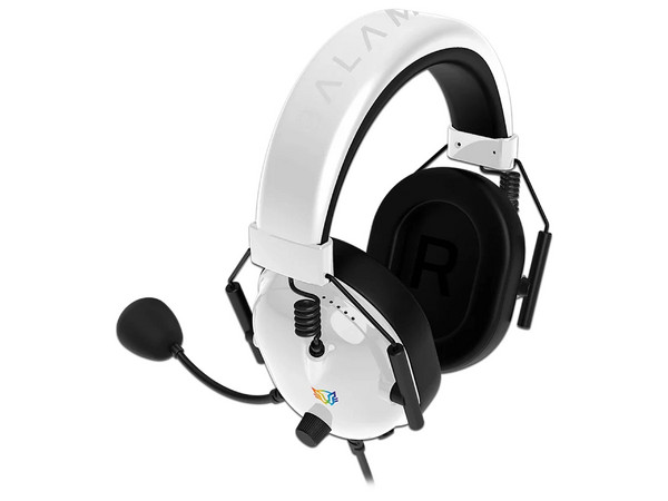 Audífonos Gamer Balam Rush Aviator Level HA757, alámbricos, over-ear, bocinas de 53 mm, micrófono fijo, sonido 7.1, compatible con PC, dispositivos móviles y consolas, RGB, conexión USB, color blanco.
