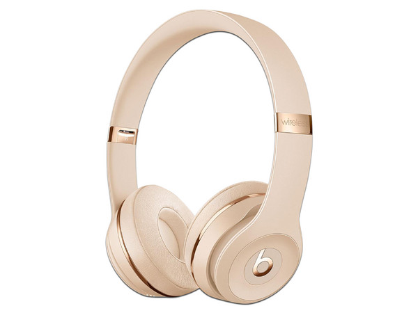 Audífonos con micrófono Beats Solo3 Wireless, Bluetooth. Color Oro.