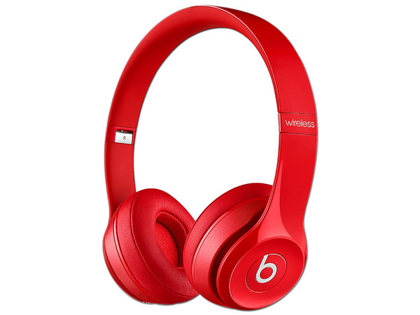 Audífonos inalámbricos con micrófono Beats Solo2, Bluetooth. Color Rojo.