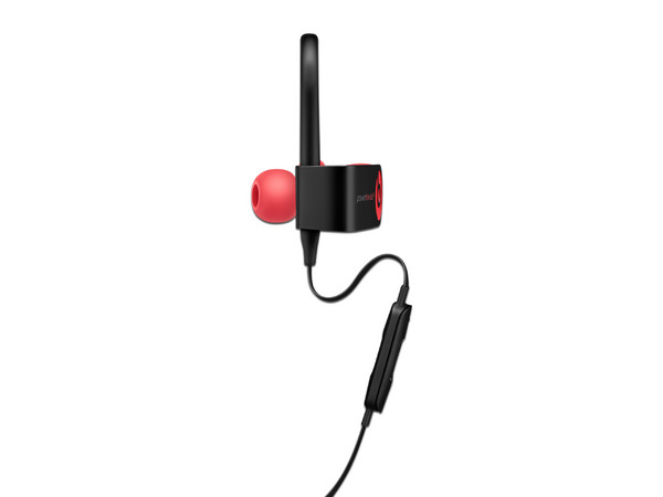 Audífonos con micrófono Beats Powerbeats3 Wireless, Bluetooth. Color Negro/Rojo.