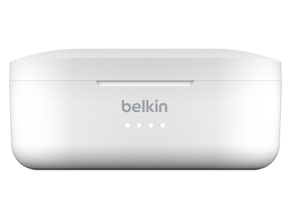 Audífonos inalámbricos Belkin, Bluetooth 5.0, resistentes al agua IPX5. Color Blanco.