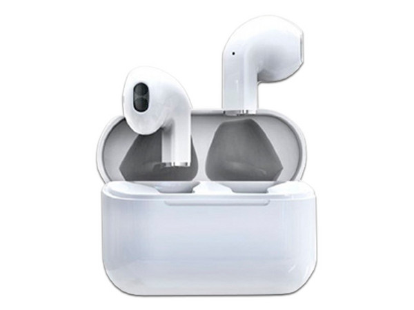 Audifonos TWS Mini Brobotix 6005835, Con cancelación de ruido, Bluetooth 5.3. Color Blanco