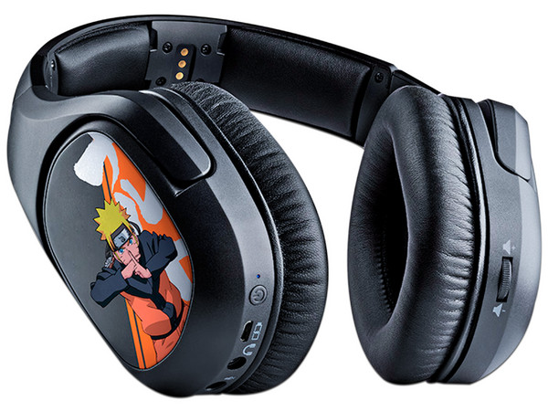 Audífonos Tipo Diadema con Micrófono Check Point Leaf Ninja HX300, Respuesta de Frecuencia 20 - 20Khz, Bluetooth, Edición Naruto.