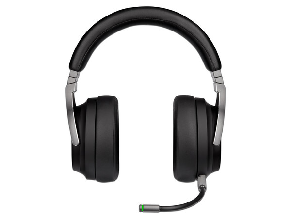 Audífonos Gamer Inalámbricos con micrófono Corsair Virtuoso RGB Wireless, hasta 18 mts de distancia. Color Negro.