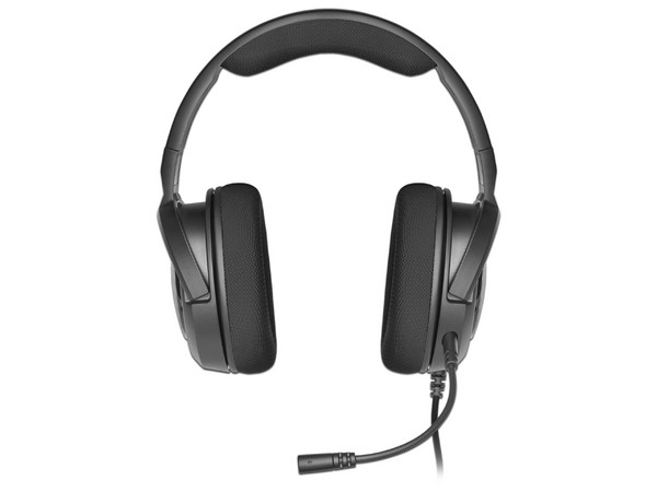 Audífonos con micrófono Corsair HS35, respuesta de 20Hz-2000Hz, 3.5mm, Color Negro.